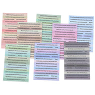8 Sheets Bible Quote Stickers Inspirational Scrapbooking