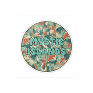 Mystic Island Coastal Vinyl Sticker | NJ Beach Town Aesthetic