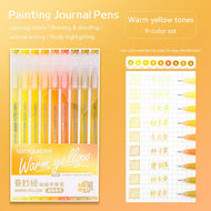 9pcs Set Morandi Color 0.5mm Gel Pen