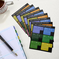 2026 Calendar Index Stickers Planner Schedule Agenda Bookmark Sticker Stationery Office School Supplies