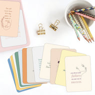 30pcs Inspirational Text Cards