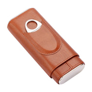 Personalized Cigar Case with Cigar Cutter for Groom Best Man Wedding Party Gift Custom Cigar Humidor Case Groomsmen Gift