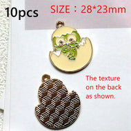 10PCS Kawaii Turtle Journal Charms