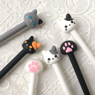 Cute Kawaii Cat Gel Pen Set – 10 Piece Novelty Writing Pen Collection