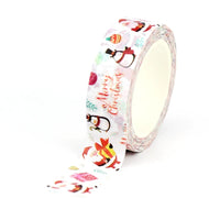 NEW 1X 10M Decorative Polar bear Penguin Santa Claus Christmas Washi Tape Set Planner Adhesive Masking Tape Cute Stationery