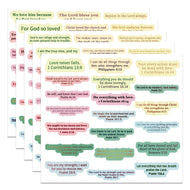 Colorfed Bible Verse Stickers