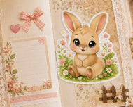 Highland Sweethearts™ Toast the Bunny Sticker
