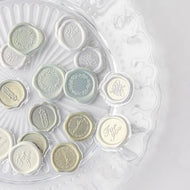 18pcs Vintage Wax Seal Stamp Stickers DIY Scrapbooking Journal Planner Decoration Korean Stationery Kawaii Envelope Sealing Tags
