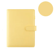 Macaroon Color A6/A5 PU Leather DIY Binder Notebook Cover Diary Agenda Planner Paper Cover School Stationery
