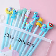 Kawaii Character Gel Pen Set | 10 Black Ink Pens