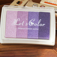 Ink Pad Ink Stamp Pad for DIY Craft Rubber Self Inking Roller Stamps Stationery Album for Scrapbooking Paper Decoration