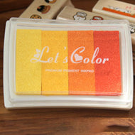 Ink Pad Ink Stamp Pad for DIY Craft Rubber Self Inking Roller Stamps Stationery Album for Scrapbooking Paper Decoration