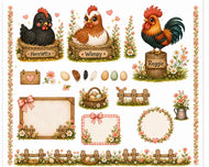 Highland Sweethearts™ Barnyard Friends Planner Sheet