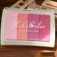 Ink Pad Ink Stamp Pad for DIY Craft Rubber Self Inking Roller Stamps Stationery Album for Scrapbooking Paper Decoration