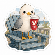 Seagull With Coffee