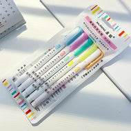 5/20 Pastel Highlighters Assorted Colors Dual Tip Bible Book Annotation