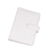 Macaroon Color A6/A5 PU Leather DIY Binder Notebook Cover Diary Agenda Planner Paper Cover School Stationery
