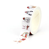 NEW 1X 10M Decorative Polar bear Penguin Santa Claus Christmas Washi Tape Set Planner Adhesive Masking Tape Cute Stationery