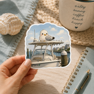 Seagull on Boat