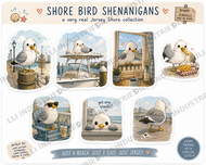 Shore Bird Shenanigans — Complete Jersey Shore Sticker Collection