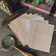 8 Pcs Coffee Memo Dyed Pad Junk Journal Ephemera Vintage Sticker Retro Gird Album Diary Aesthetic Sticker Scrapbooking Material