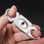 1PC Cigar Cutter Double-Edged Cigar Cutter Stainless Steel Cigar Scissors Creative Cigar Accessories Cutting And Cutting Machine
