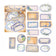 45pcs Vintage Flower Plant Label Stickers Junk Journal Ephemera Floral Stickers Aesthetic DIY Album Scrapbooking Supplies Pack