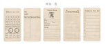 15 Pcs Tim Holtz Style To Do List Vintage Sticker Junk Journal Ephemera Album Collage Aesthetic Stickers Scrapbooking Material