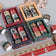 8 rolls/box of Christmas patterned washi tape, suitable for DIY album border decoration materials, with hot stamping process.