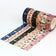 1X 10M Gold Foil Reindeer Snowflake Christmas Trees Snowman House Masking Washi Tape for Scrapbooking Planner Kawaii Papeleria