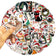 50pcs Cute Christmas Cat Graffiti Stickers Aesthetic DIY Luggage Bike Phone New Year Gift Decoration Sticker Toy