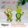 10PCS Kawaii Turtle Journal Charms