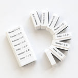 7-layer stamp set includes designs for days of the week, weather, and more. It is perfect for handicrafts