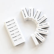 Weekly Weather Stamp Set | 7-Day Planner & Journal Stamp