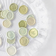 18pcs Vintage Wax Seal Stamp Stickers DIY Scrapbooking Journal Planner Decoration Korean Stationery Kawaii Envelope Sealing Tags