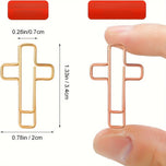 20/50 Pcs Cross Paper Clips, Bible Paper Clips, Bible Study Supplies, Christian Journaling Supplies, Bible Journaling Projects