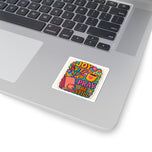Pray Be Still Sticker — Joyful Floral Christian Faith Vinyl Sticker