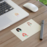 Cute Mermaid Sticker Sheet — Kawaii Chibi Mermaid Girls Pack