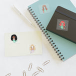 Cute Mermaid Sticker Sheet — Kawaii Chibi Mermaid Girls Pack