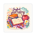 Joyful Journaling Sticker — Cute Bible & Study Planner Kiss-Cut Sticker for Christian Women, Journalers & Students