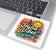 Joyful Vibes Sticker — Colorful Sun & Seashell  Sticker