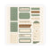 Vintage Label Kiss-Cut Stickers – Sage & Cream Planner Labels (Includes "Peace & Order," "Handcrafted Gifts," "Daily Assurance")