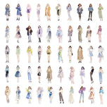 50/100/200PCS High Street Clothing Stickers Exquisite ' Clothing Materials Phone Cases Laptop Waterproof Stickers