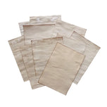 10 Sheet Coffee Dyed A5 Backdrop Vintage Craft Paper Junk Journal Ephemera DIY Collage Album Scrapbooking Material Paper Pack