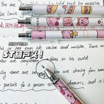 New Kawaii Kirby Neutral Pen Anime Cartoon Cute Student High-value Neutral Pen Quick-drying 0.5mm Black Study Stationery Gifts