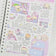 Kawaii Bear Journaling Stickers Diary Planner