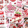 50pcs Valentine‘s Day Cake Flower Stickers Decals For Laptop Scrapbook Skateboard Helmet Guitar DIY Cartoon Aesthetic Stickers