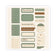 Vintage Label Kiss-Cut Stickers – Sage & Cream Planner Labels (Includes "Peace & Order," "Handcrafted Gifts," "Daily Assurance")