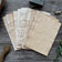 10 Sheet Coffee Dyed A5 Backdrop Vintage Craft Paper Junk Journal Ephemera DIY Collage Album Scrapbooking Material Paper Pack