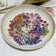 50 PCS Ink Flower Stickers Pack Waterproof Transparent PET Booklet Flower Material Decorative Guitar Notebook